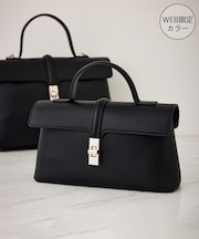 ひねり金具ワンハンドルミニショルダーバッグ/2WAY、WEB限定カラーあり