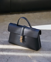 ひねり金具ワンハンドルミニショルダーバッグ/2WAY、WEB限定カラーあり