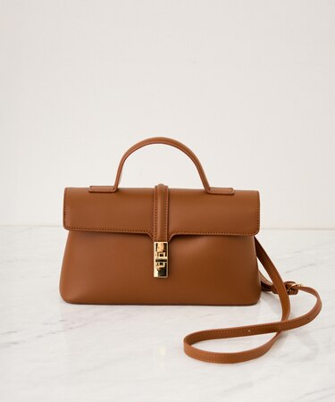 ひねり金具ワンハンドルミニショルダーバッグ/2WAY、WEB限定カラーあり