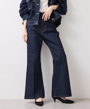 フレアシルエットデニム