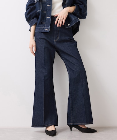 フレアシルエットデニム