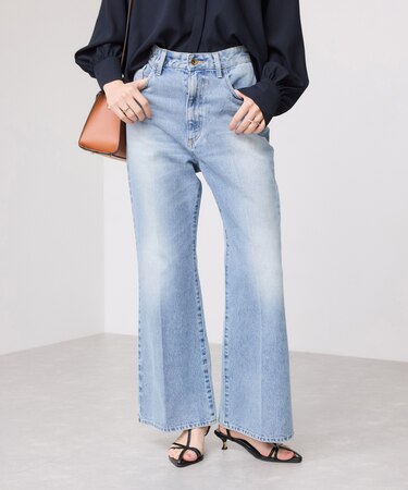 フレアシルエットデニム