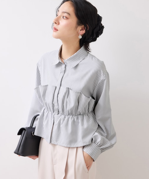 ビスチェドッキングシャツ/イージーケア