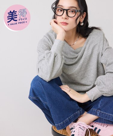 ドレープスウェットプルオーバー