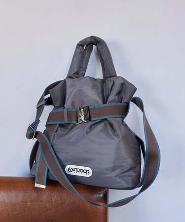 【OUTDOOR PRODUCTS】VIS別注2WAYベルト付きパデッドトートバッグ