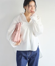 レーススリーブシャツ