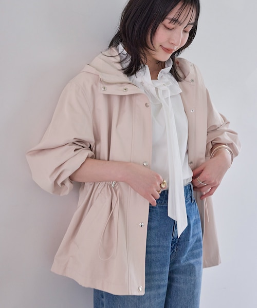 ウエストマークナイロンジャケット/スプリングマウンテンパーカー