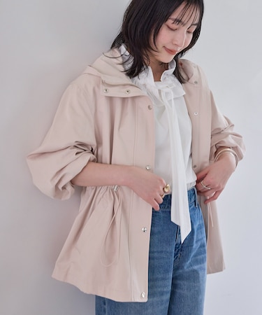 ウエストマークナイロンジャケット/スプリングマウンテンパーカー