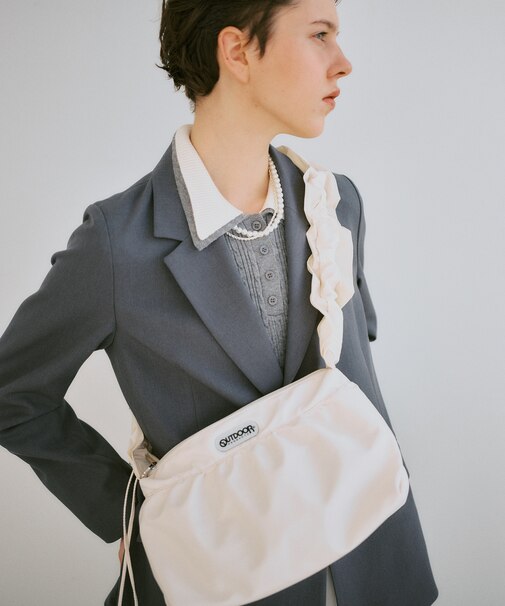 【OUTDOOR PRODUCTS】VIS別注フリルショルダーバッグ