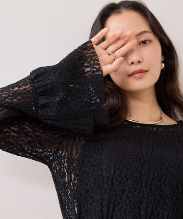 フレアスリーブレーストップス