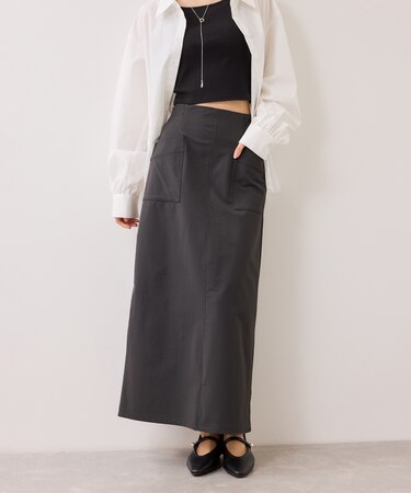 ストレッチIラインスカート