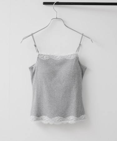 カップ付きレーステレコキャミソール