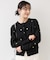 【WEB限定】フルーツ刺しゅうクルーネックカーディガン