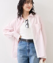 ウエストリボンシャツ/イージーケア・WEB限定カラー