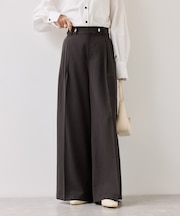 ツータックワイドパンツ/イージーケア