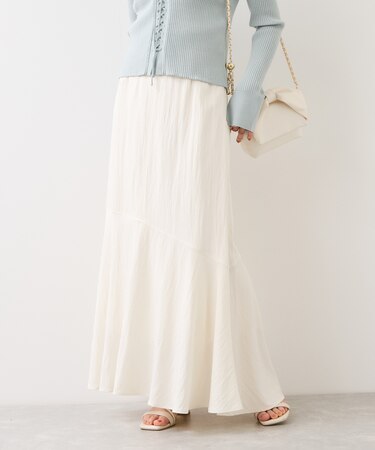 サテンツイルマーメイドスカート