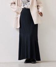 サテンツイルマーメイドスカート