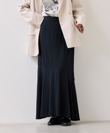 サテンツイルマーメイドスカート