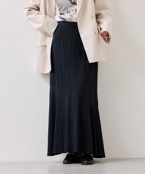 サテンツイルマーメイドスカート