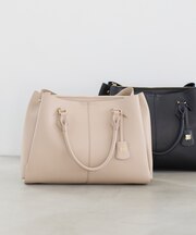 【COHINA×VIS】チャーム付き2WAYトートバッグ/A4対応・軽量