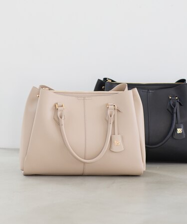 【COHINA×VIS】チャーム付き2WAYトートバッグ/A4対応・軽量