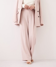 美easyリネンライクワイドパンツ/イージーケア・接触冷感・セットアップ対応