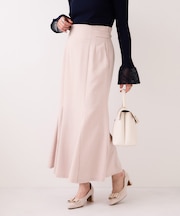 美easyリネンライクマーメイドスカート/イージーケア・接触冷感・セットアップ対応