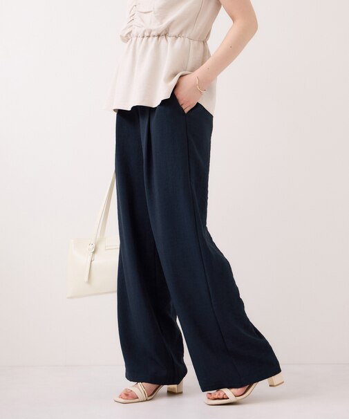 【WEB限定】美easyイージーパンツ/イージーケア・接触冷感