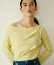 【POLO BCS】ケーブルドレープトップス/WEB限定カラー