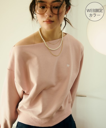 【POLO BCS】オフショルスウェットトップス/WEB限定カラー