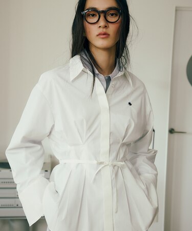 【POLO BCS】ベルト付きウエストタックシャツ/WEB限定カラー