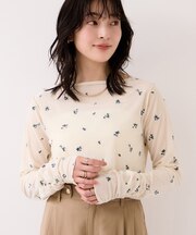 フロッキーチュール刺しゅうカーディガン/2WAY