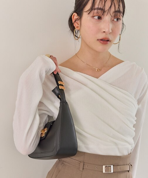 シアードレープトップス/イージーケア