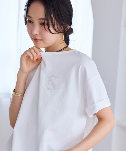 gypshonia クロップTシャツ VIS｜ボクシークロップド刺繍Tシャツ | Rakuten Fashion(楽天