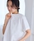 ボクシークロップド刺繍Tシャツ