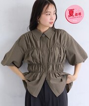 【夏トク価格】サッカーシャーリングバルーンシャツ