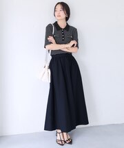 カットポロドッキングワンピース
