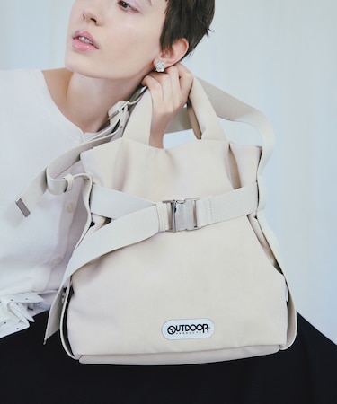 【OUTDOOR PRODUCTS】VIS別注 2WAYスエードベルト付きトートバッグ