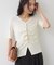 【WEB限定】フロントシャーリングトップス