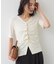 【WEB限定】フロントシャーリングトップス
