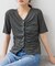 【WEB限定】フロントシャーリングトップス