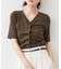 【WEB限定】フロントシャーリングトップス