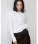 シアーヘンリーロングスリーブTシャツ