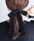 ベロアリボンヘアカフ