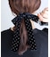 ベロアリボンヘアカフ