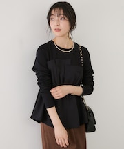 【WEB限定】ビスチェドッキングペプラムロングスリーブTシャツ
