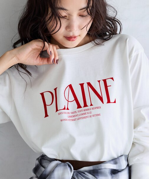 ロゴ&フォトアソートロングTシャツ