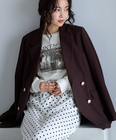 ロゴ&フォトアソートロングTシャツ