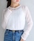 【WEB/一部店舗限定】レースカットプルオーバー