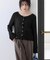 ドットシャーリングシアーカーディガン